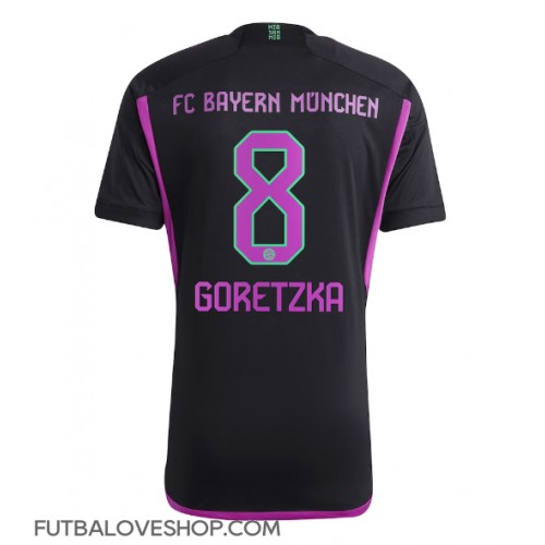Dres Bayern Munich Leon Goretzka #8 Preč 2023-24 Krátky Rukáv